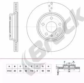 Тормозной диск BRECK купить